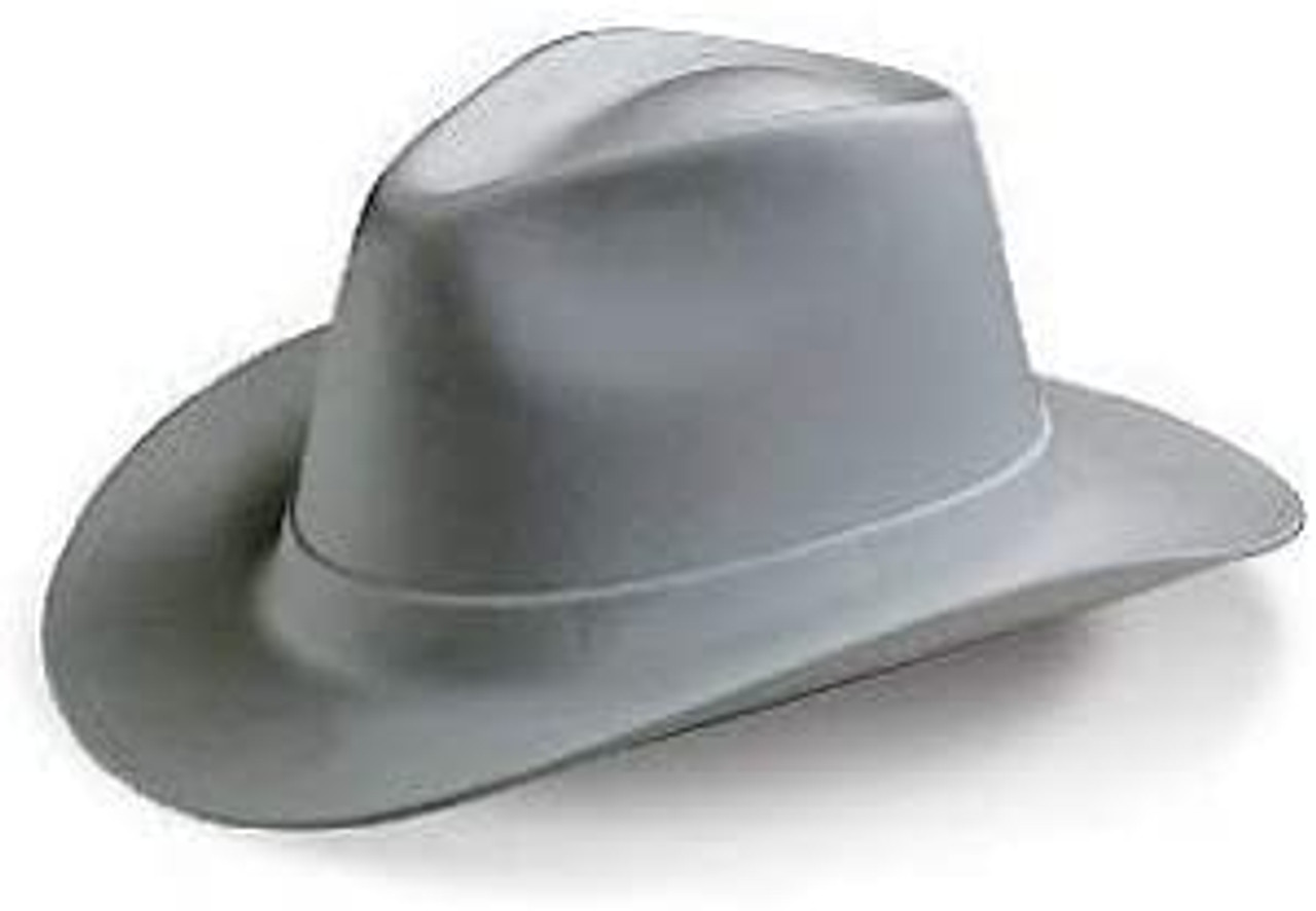 Cowboy Hard Hat - 6-Point Ratchet Suspension - Gray Get it at GUS